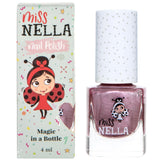Miss Nella Diplodo-kiss Safe Special chrome red Nail Polish for Kids, Non-Toxic & Odour Free Formula for Children and Toddlers, Natural Water Based for Easy Peel Off